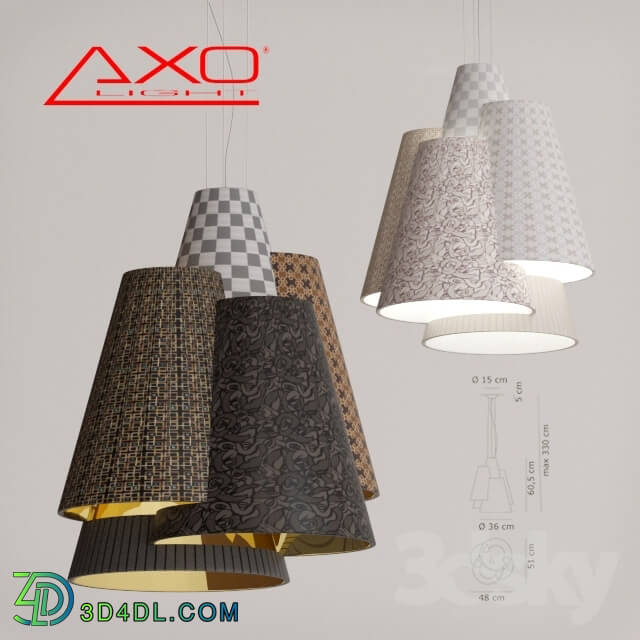 Ceiling light - Lamp Axo Light Melting Pot SPMELT60