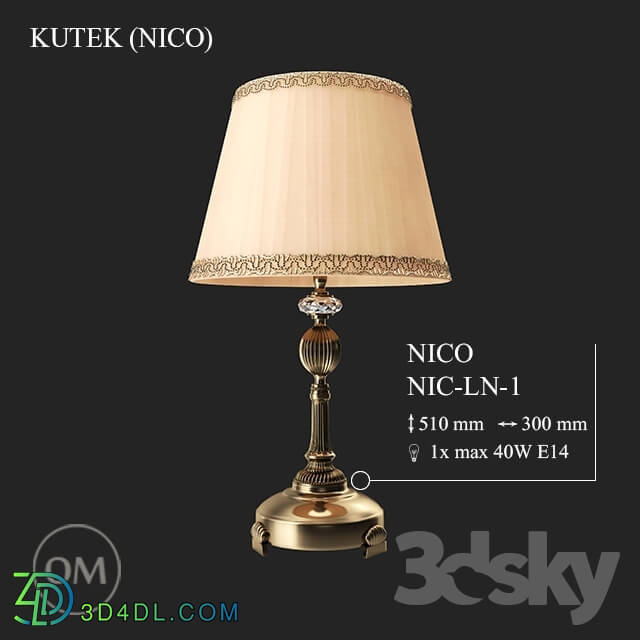 Table lamp - KUTEK _NICO_ NIC-LN-1