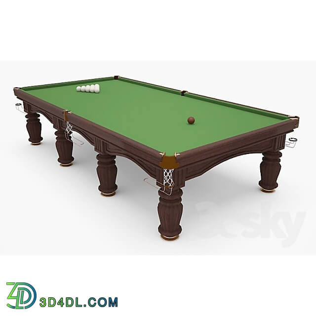 Billiards - Table for Russian Billiards 1600h3200mm.
