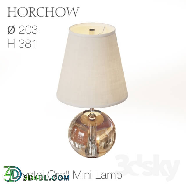 Table lamp - Horchow Crystal Orb Mini Lamp