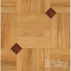 Floor coverings - parquet with inserts 