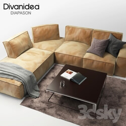 Sofa - Sofa Divanidea Diapason 