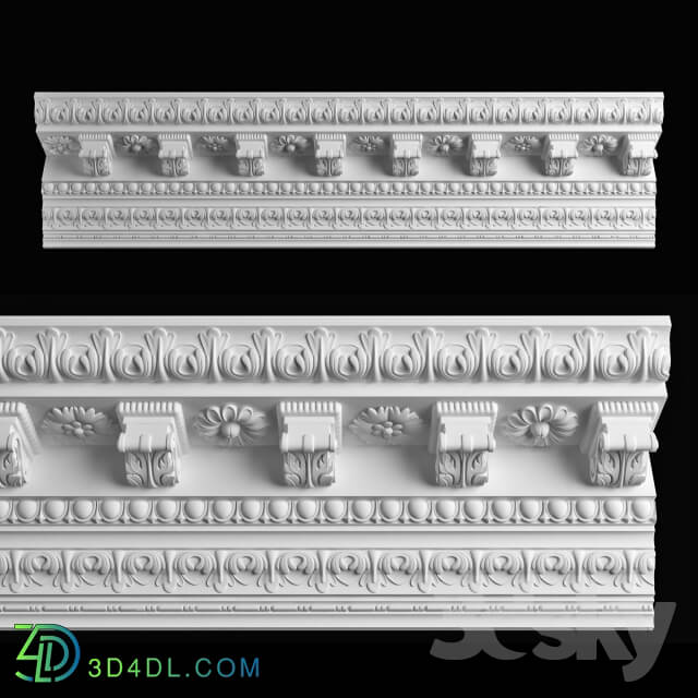 Decorative plaster - Cornice Arkada_K-135