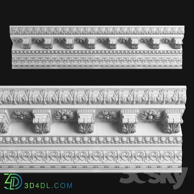 Decorative plaster - Cornice Arkada_K-135