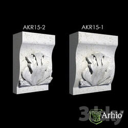 Decorative plaster - Brackets and AKR15-1 AKR15-2 