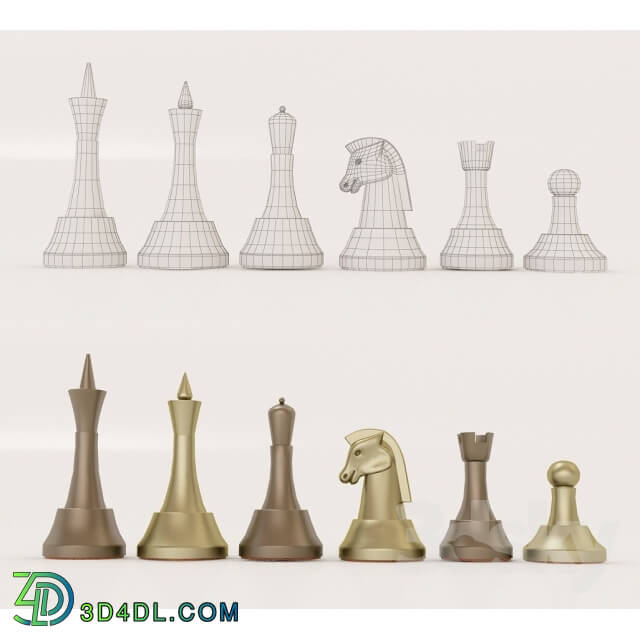 Miscellaneous - The stack board and set chess