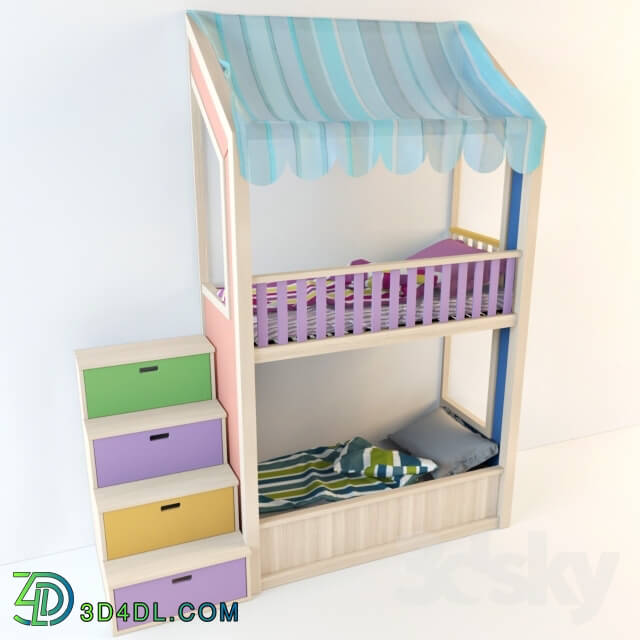 Bed - Two bunk bed