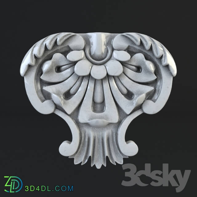 Decorative plaster - Cartouche