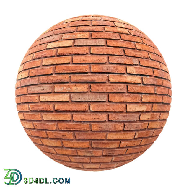 CGaxis-Textures Brick-Walls-Volume-09 orange brick wall (04)