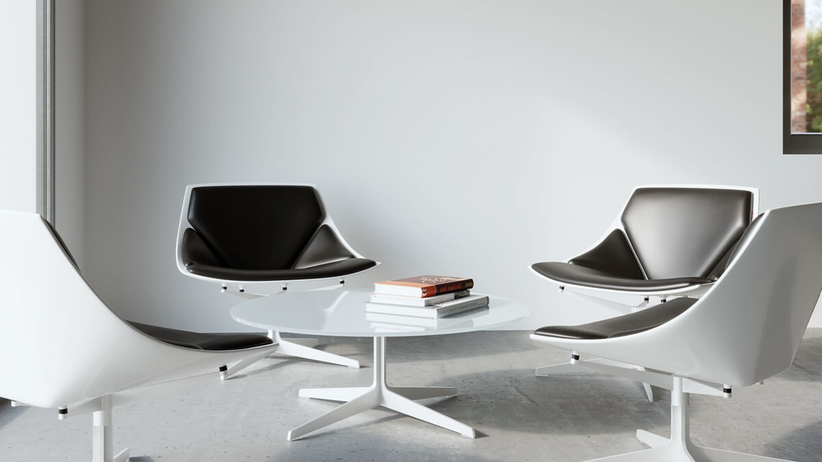 Maxtree-Interior Vol06 Fritz Hansen Space Easy Chair Set