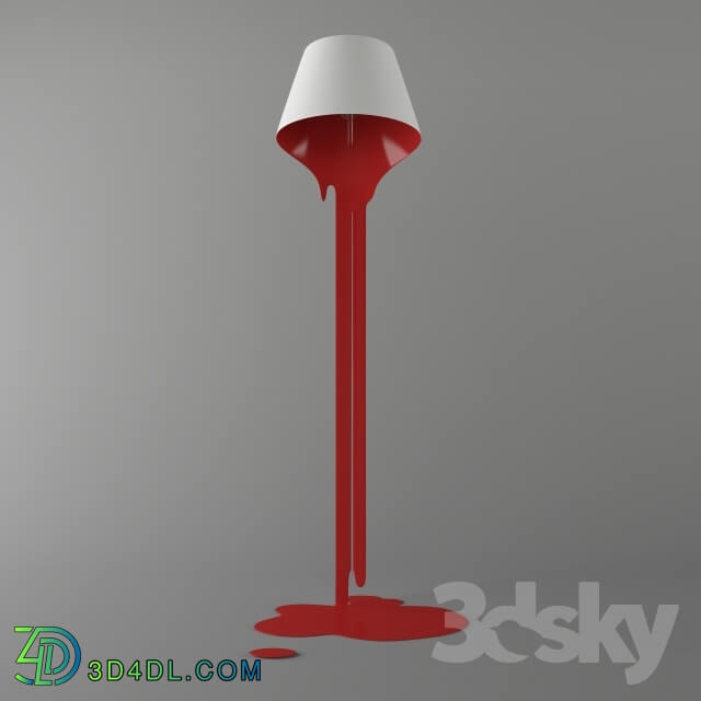 Floor lamp - Liquid lamp