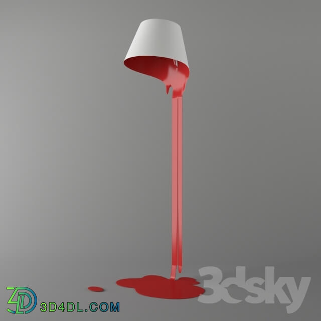 Floor lamp - Liquid lamp