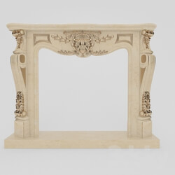 Decorative plaster - Portal fireplace 