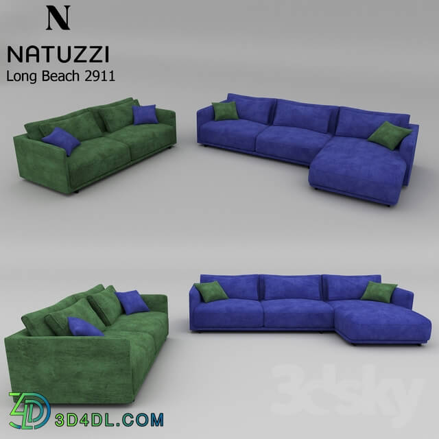 Sofa - sofa NATUZZI LongBeach 2911