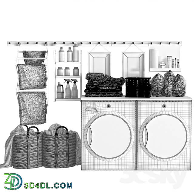 Bathroom accessories - Laundry Set