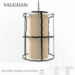 Ceiling light - VAUGHAN Beziers Shade Lantern 