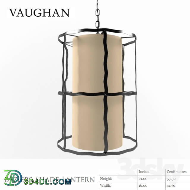 Ceiling light - VAUGHAN Beziers Shade Lantern