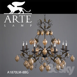 Ceiling light - Chandelier ArteLamp A1870LM-8BG 