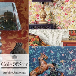 Wall covering - Wallpapers Cole _amp_ Son_ Archive Anthology 