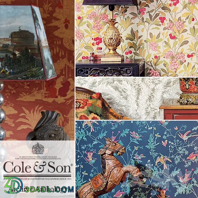 Wall covering - Wallpapers Cole _amp_ Son_ Archive Anthology