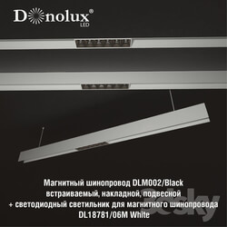 Technical lighting - Luminaire DL18781_06M for magnetic busbar trunking 