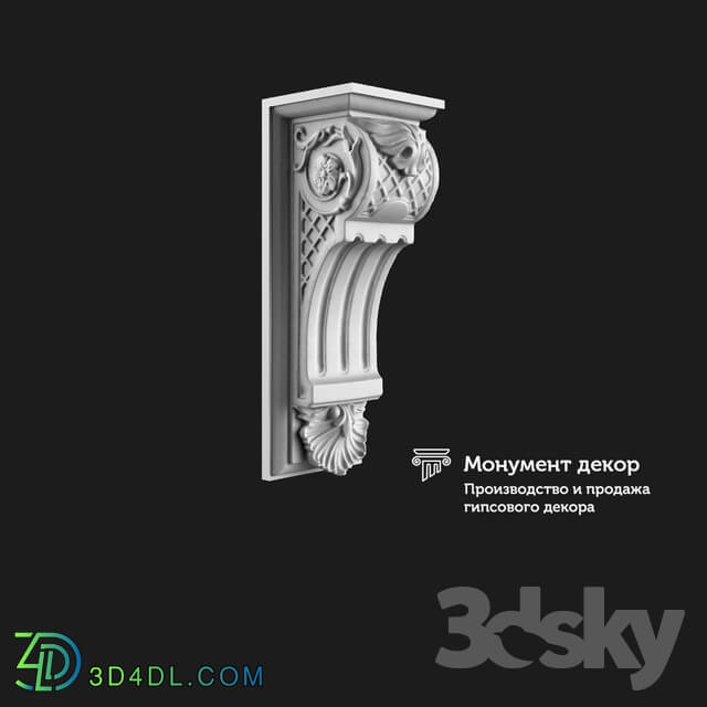 Decorative plaster - OM Bracket CT 01