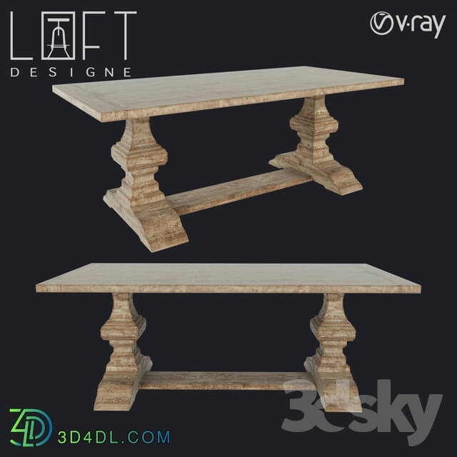 Table - Table LoftDesigne 10781 model