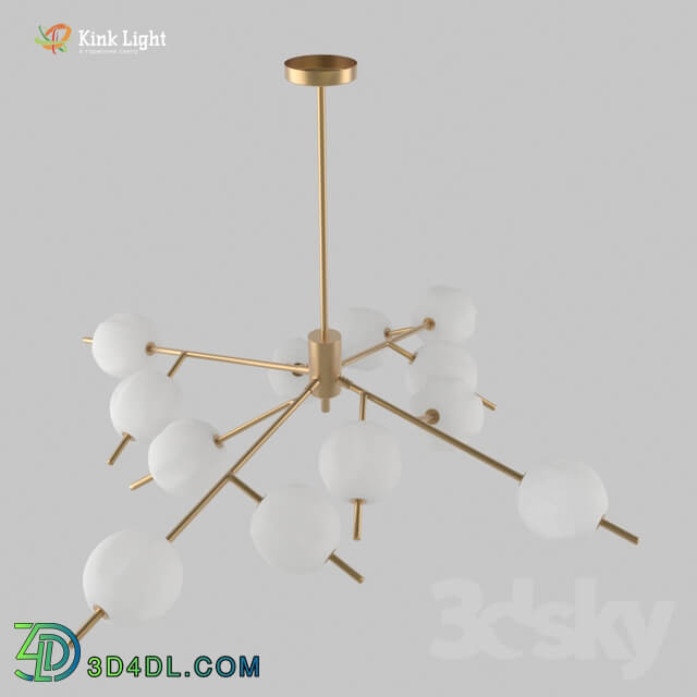 Ceiling light - Chandelier KVAT. Art. 07544-12_33 _For refilling_