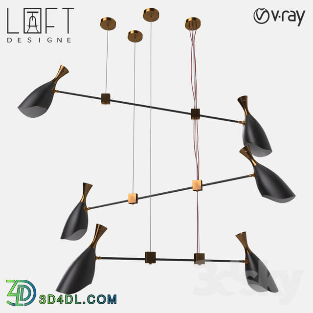 Ceiling light - Pendant lamp LoftDesigne 7888 model