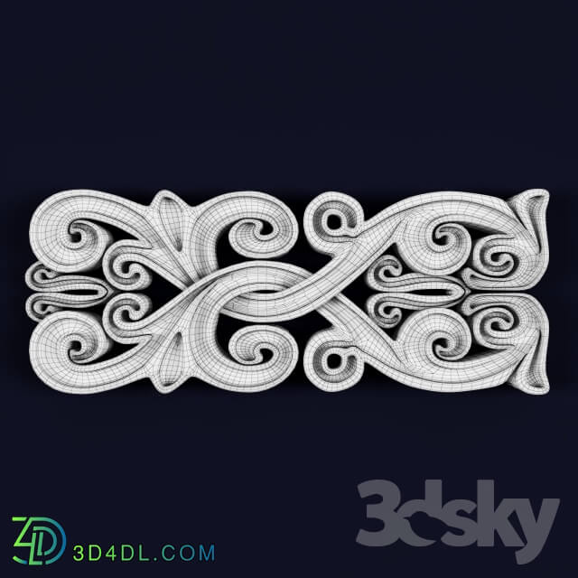 Decorative plaster - Decor horizontal 0826