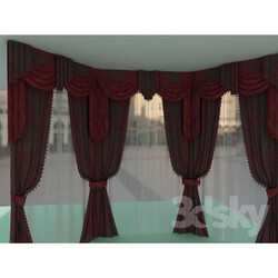 Curtain - curtains in the Bay window classic Bardo 