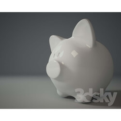 Other decorative objects - Pig piggy bank 