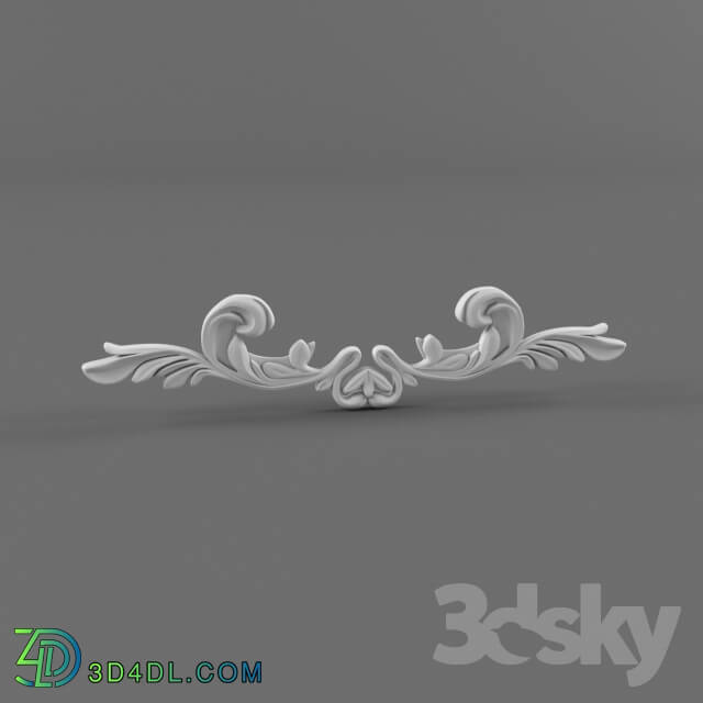 Decorative plaster - stucco element