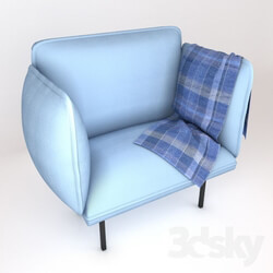 Arm chair - Blue Sofa 