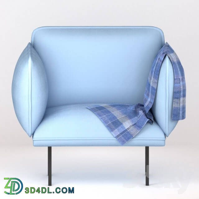 Arm chair - Blue Sofa