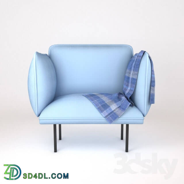 Arm chair - Blue Sofa