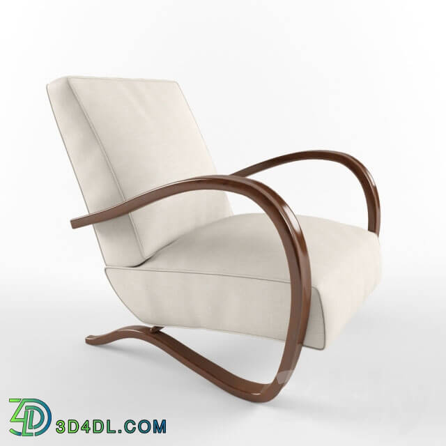 Arm chair - chair H-269 - Jindrich Halabala