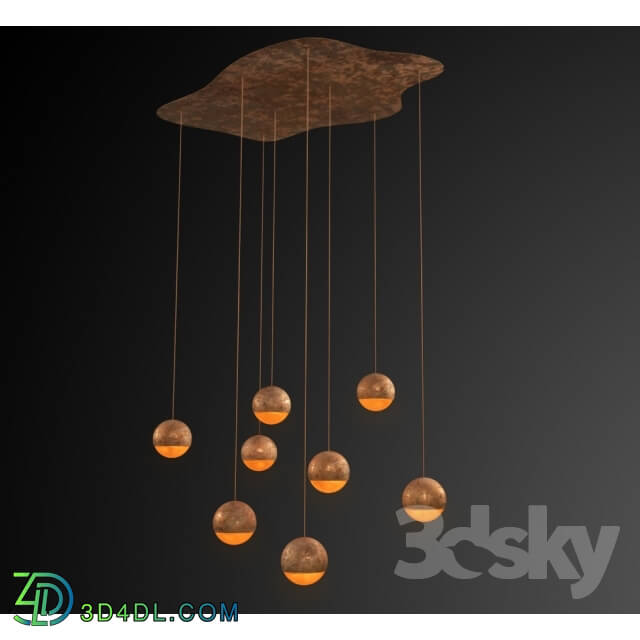 Ceiling light - Copper lamp