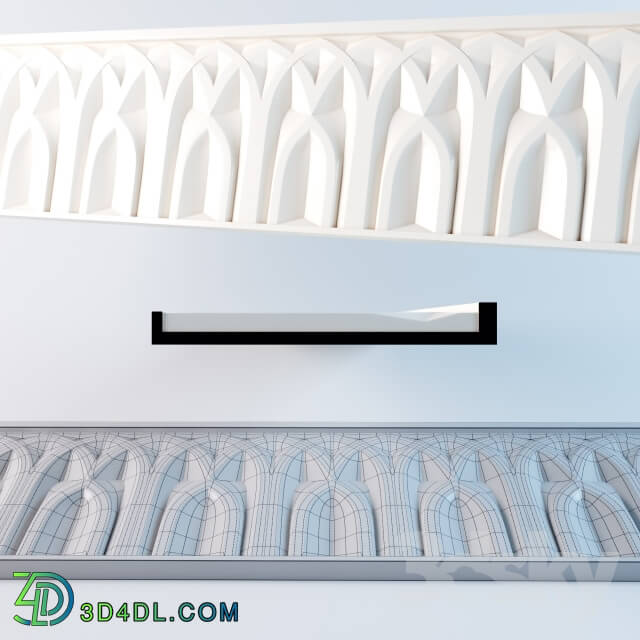 Decorative plaster - Mukarnas 2 longline