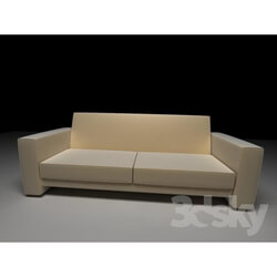 Sofa - leather sofa 