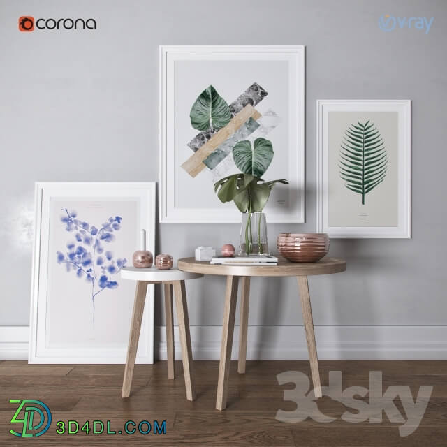 Decorative set - Decor Set White_Green