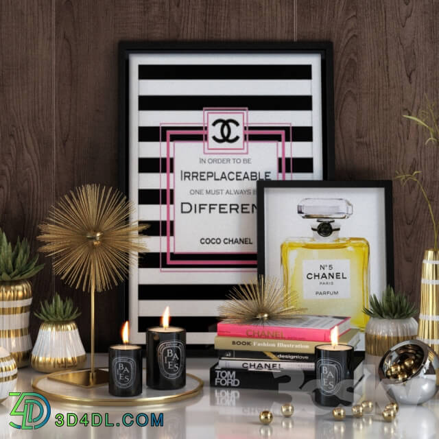 Decorative set - Chanel decorative set