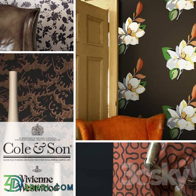 Wall covering - Wallpaper of Son_ _ Cole collection of Vivienne Westwood