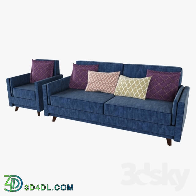 Sofa - Sofas and armchairs _cushions in the armrests_