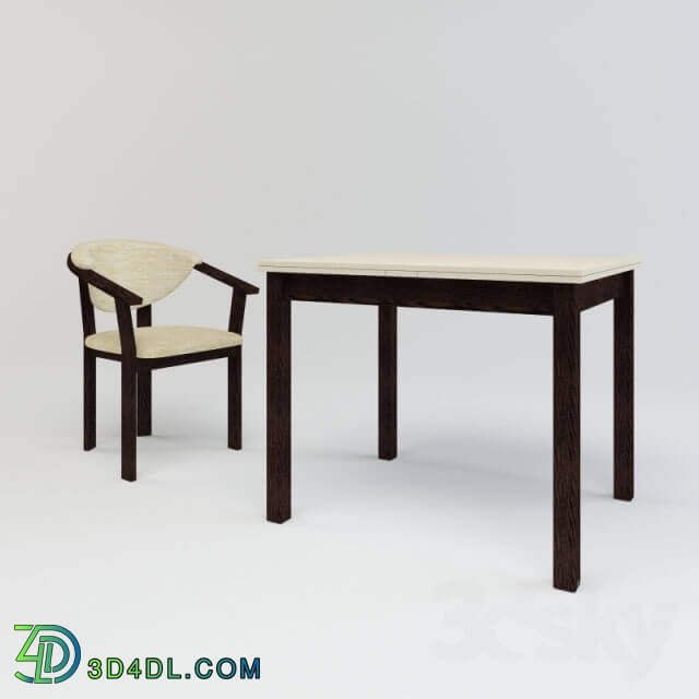 Table _ Chair - Table and armchair sodium