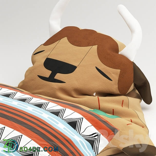 Toy - Pillow-toy bison