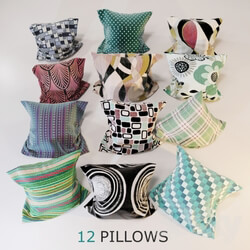 Pillows - 12 Decorative Pillows 