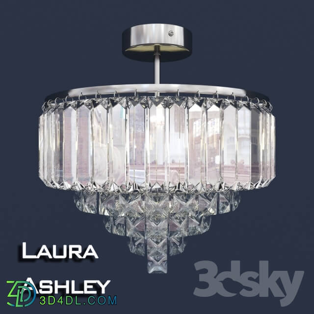 Ceiling light - Chandelier VIENNA CRYSTAL REGULAR _Laura Ashley_