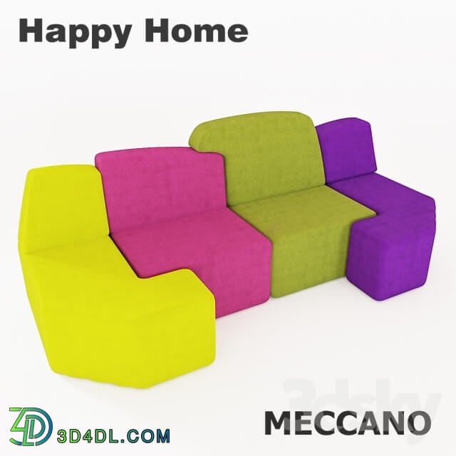 Miscellaneous - Children__39_s sofa HappyHome MECCANO