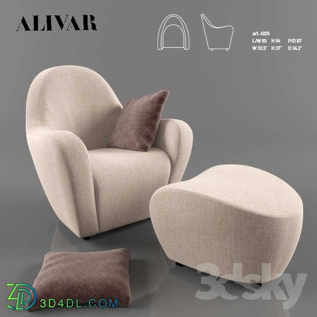 Arm chair - Alivar chair Fortuna